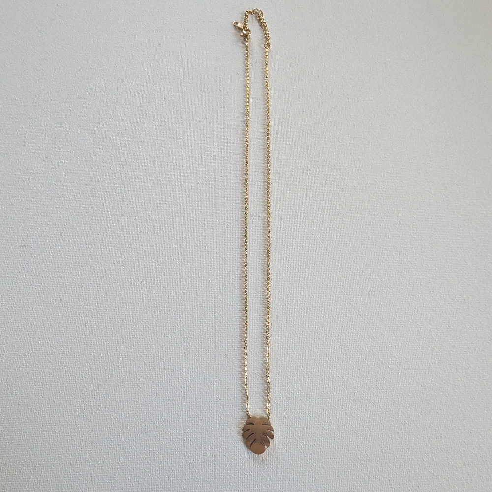 Palm Leaf Necklace